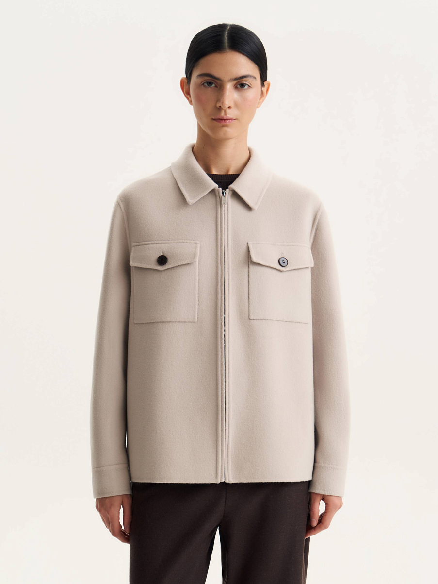 Пальто из кашемира и шерсти мериноса