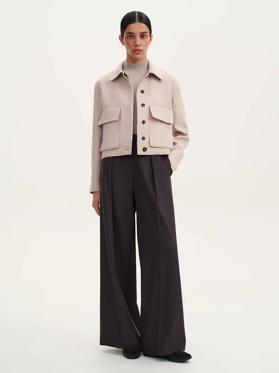 Бомбер из шерсти