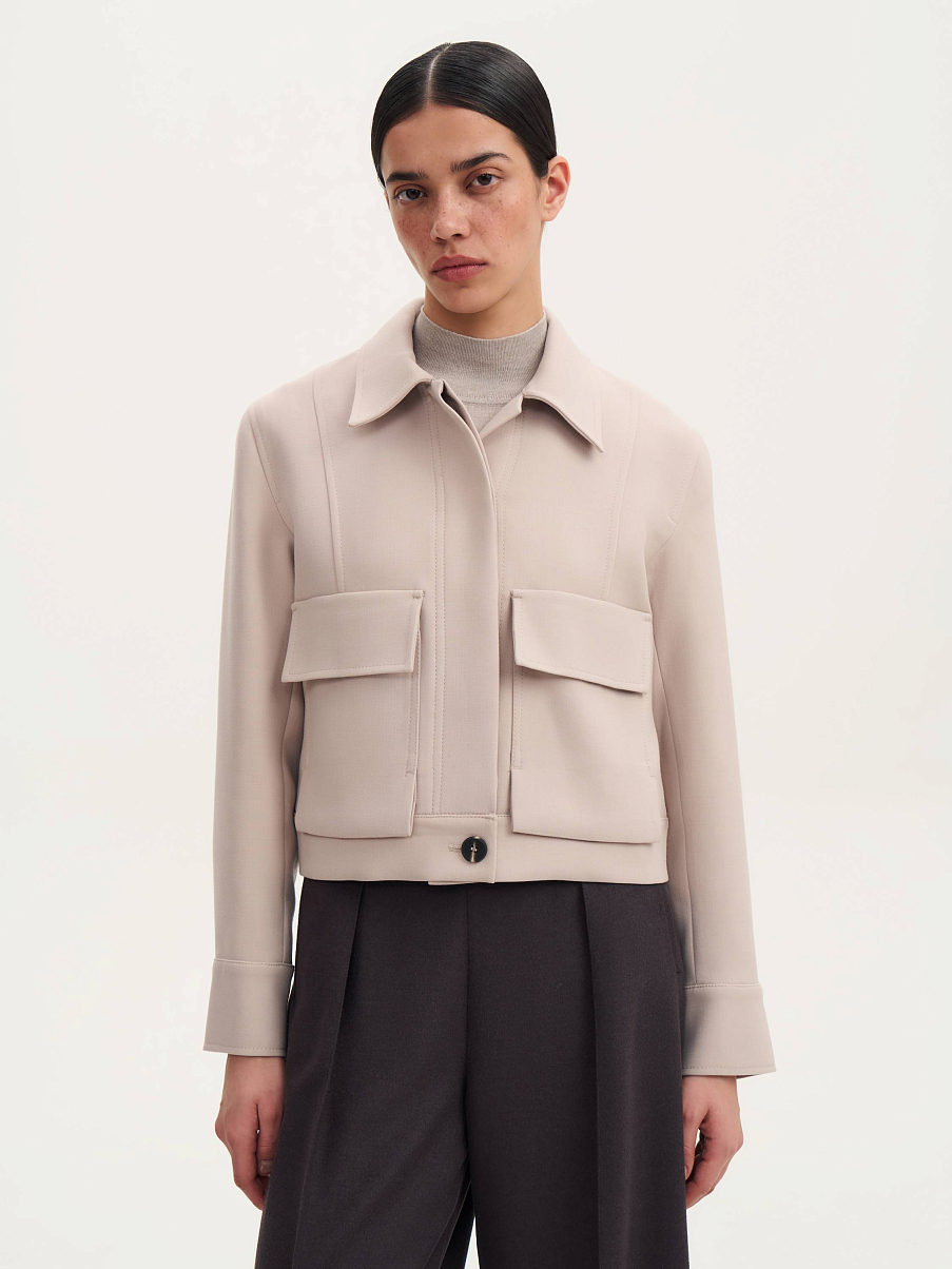 Бомбер из шерсти