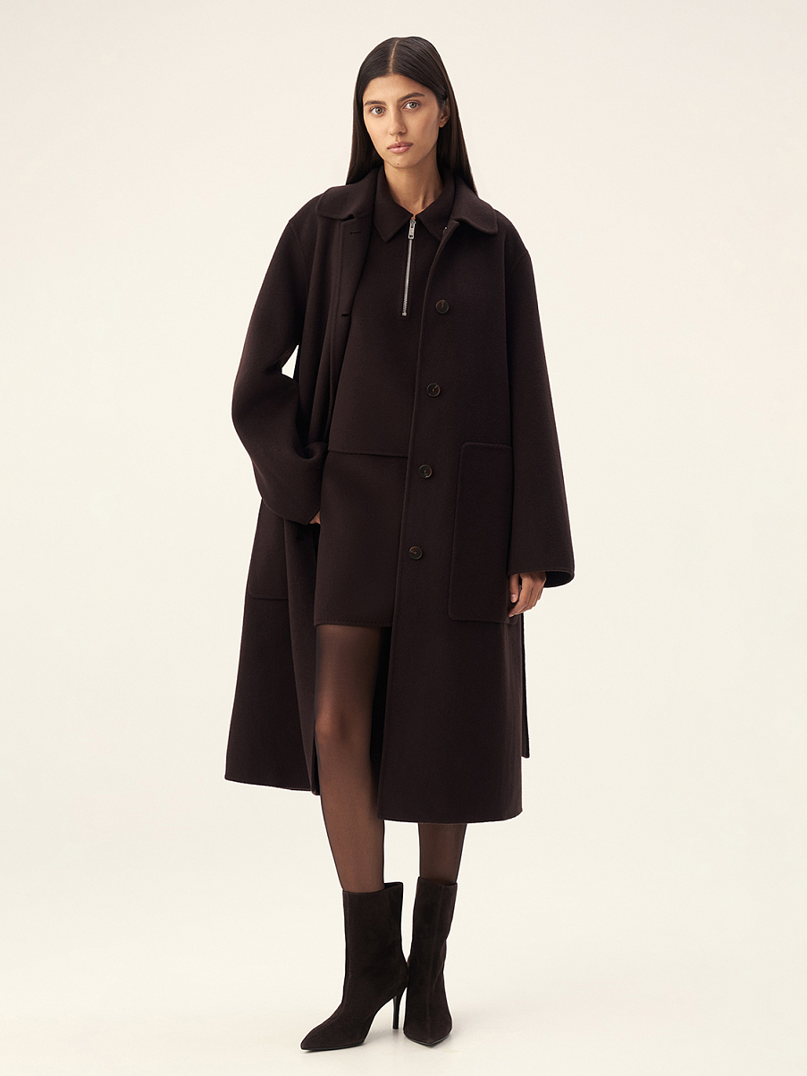Пальто из шерсти мериноса