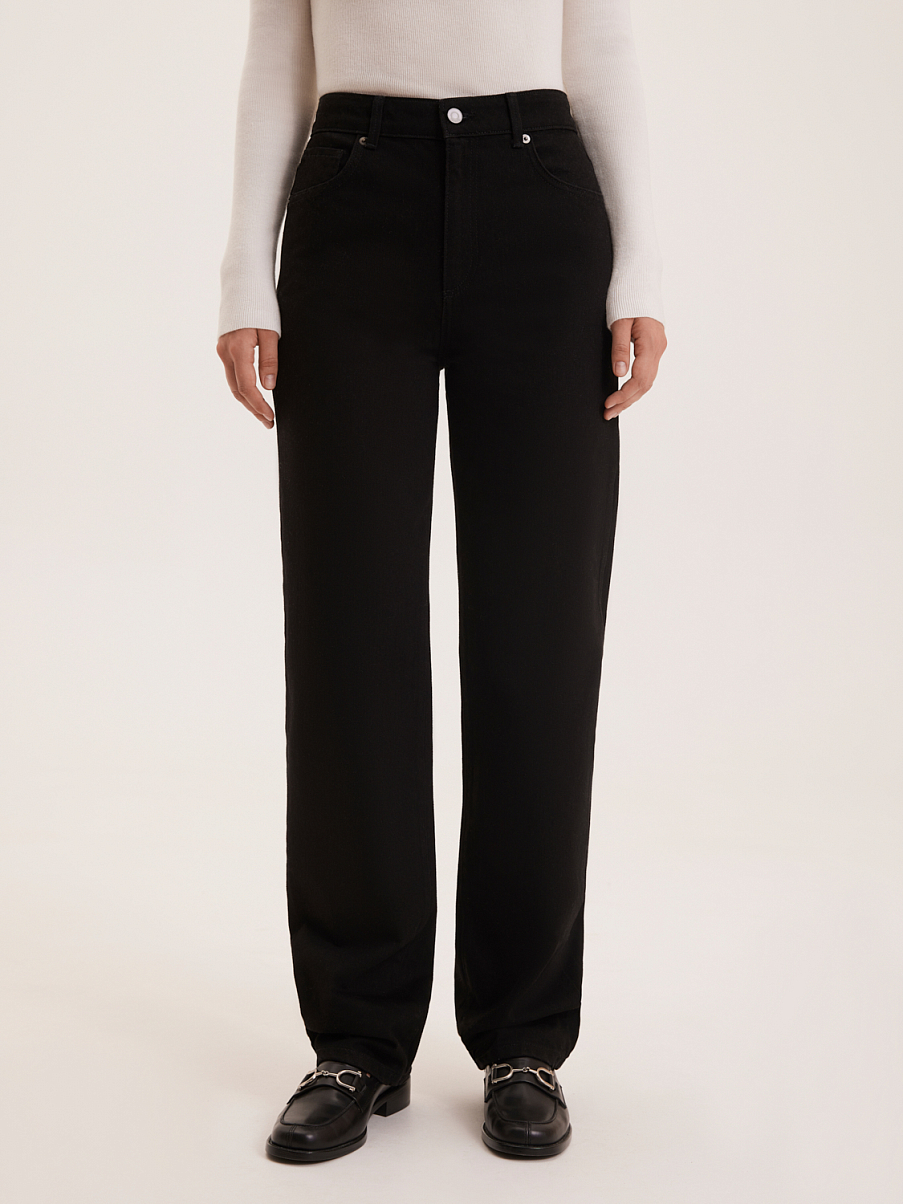 Прямые джинсы из хлопка