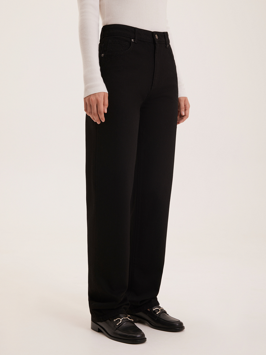 Прямые джинсы из хлопка