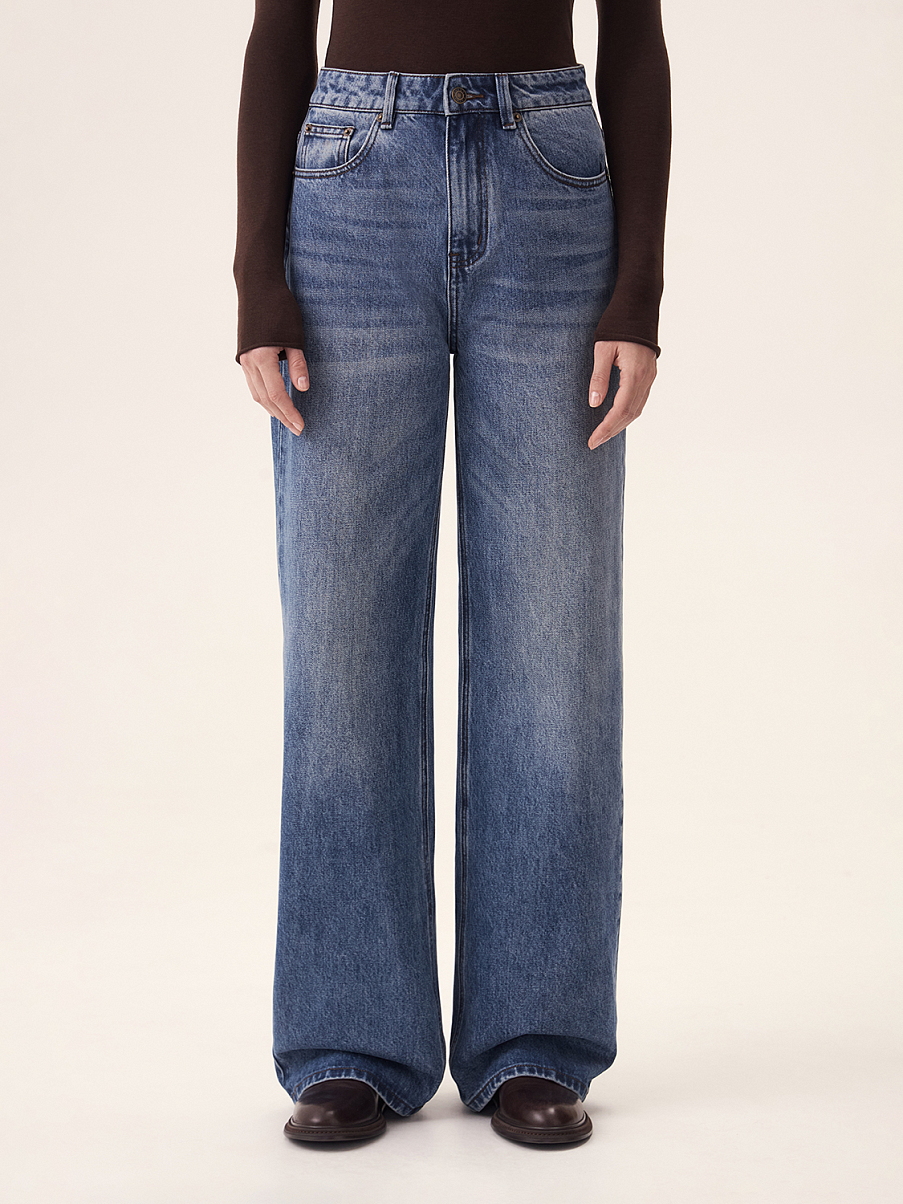 Джинсы со средней посадкой