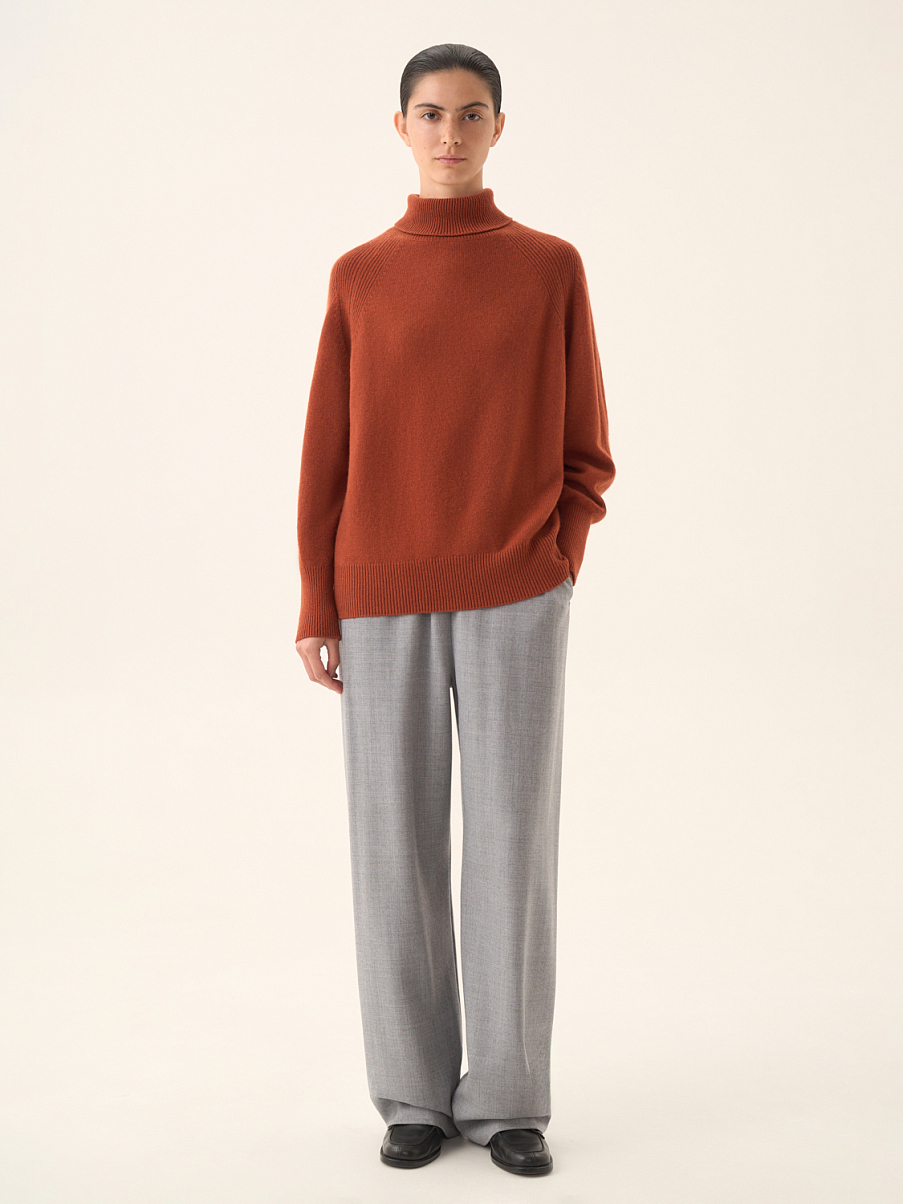 Джемпер свободного кроя из кашемира