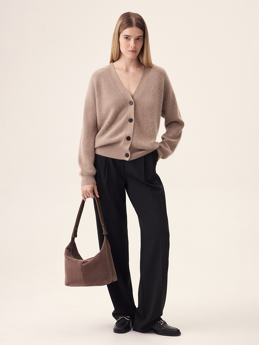 Сумка из натуральной замши