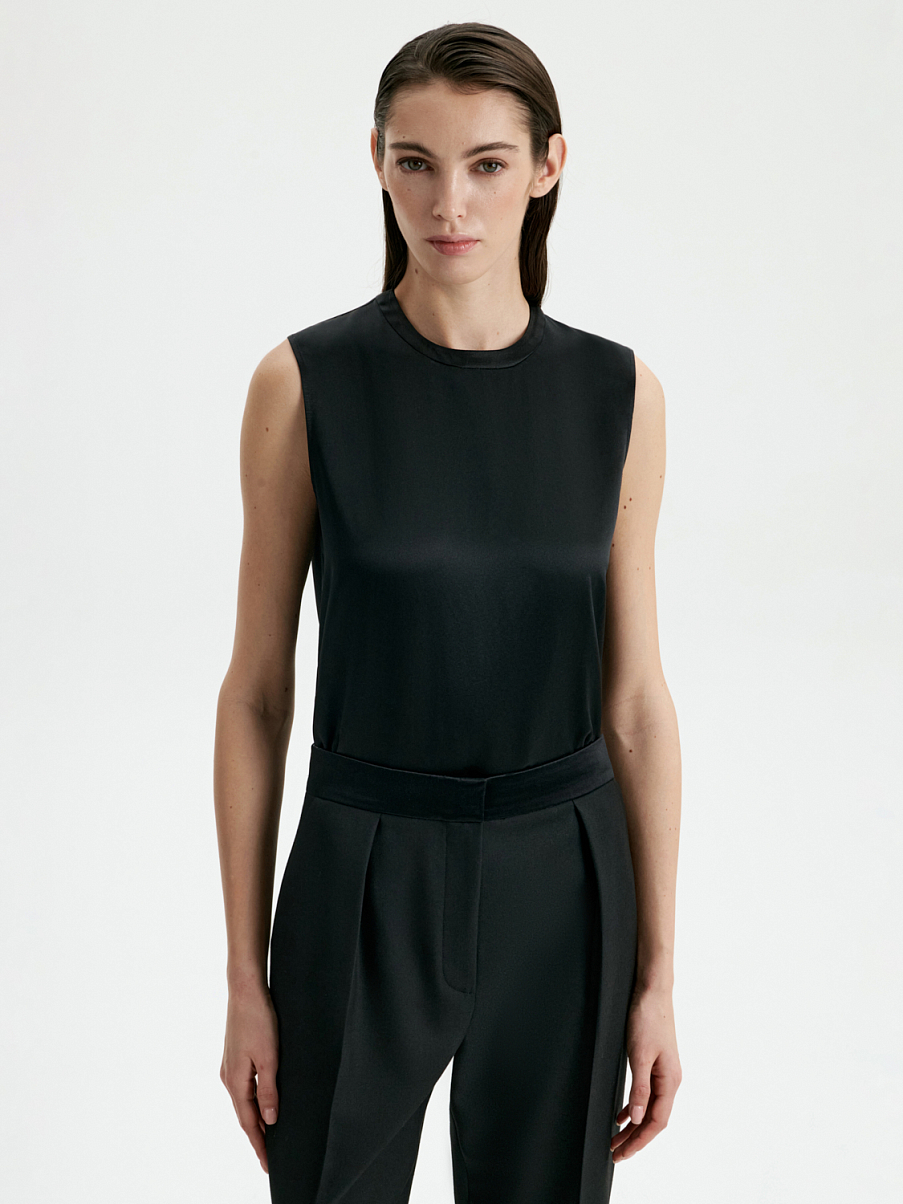 Топ из шелка