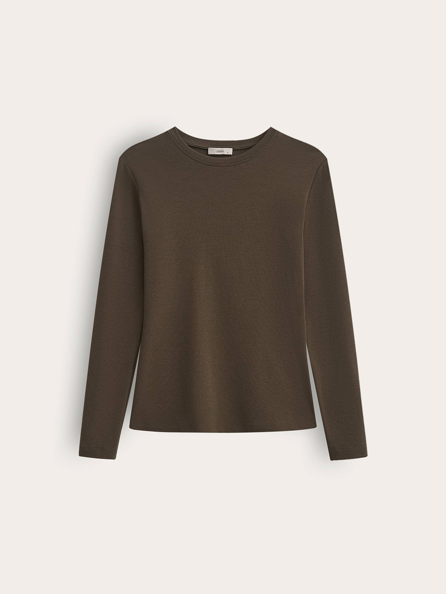 Лонгслив с шерстью