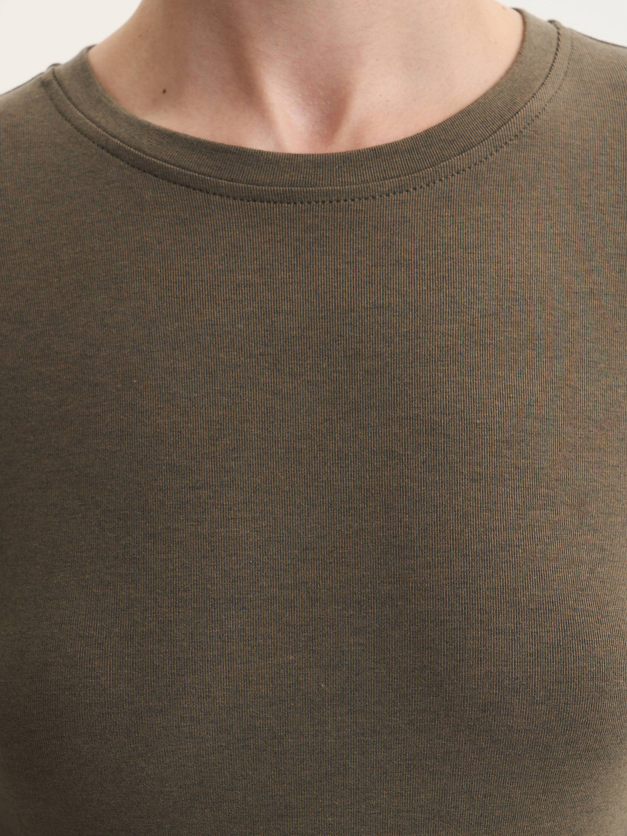 Лонгслив с шерстью