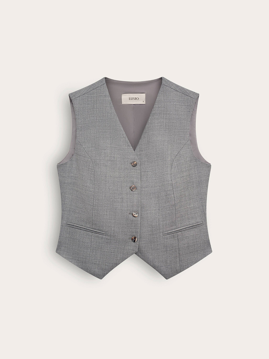 Жилетка из шерсти