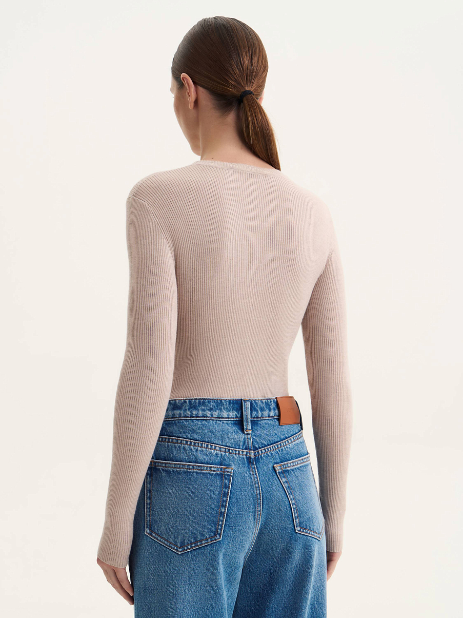 Джемпер из шерсти мериноса