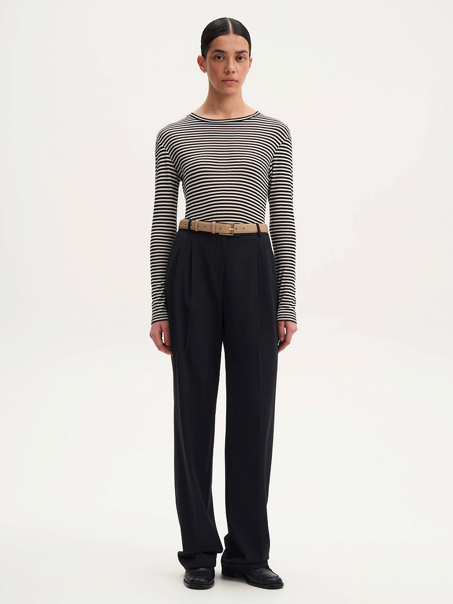 Лонгслив в полоску