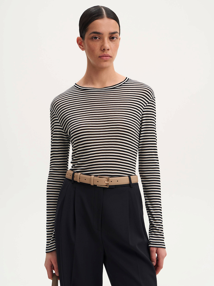 Лонгслив в полоску