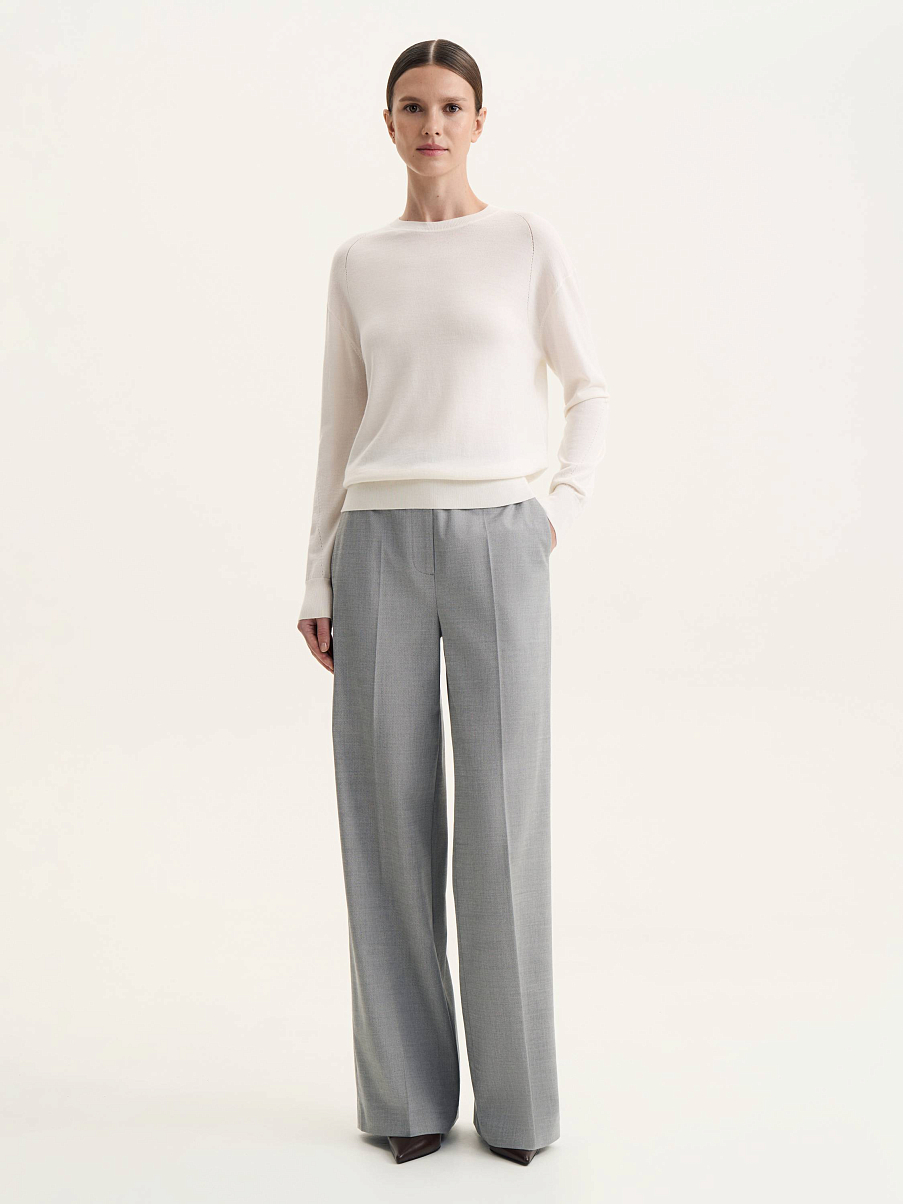 Джемпер из шелка и шерсти мериноса