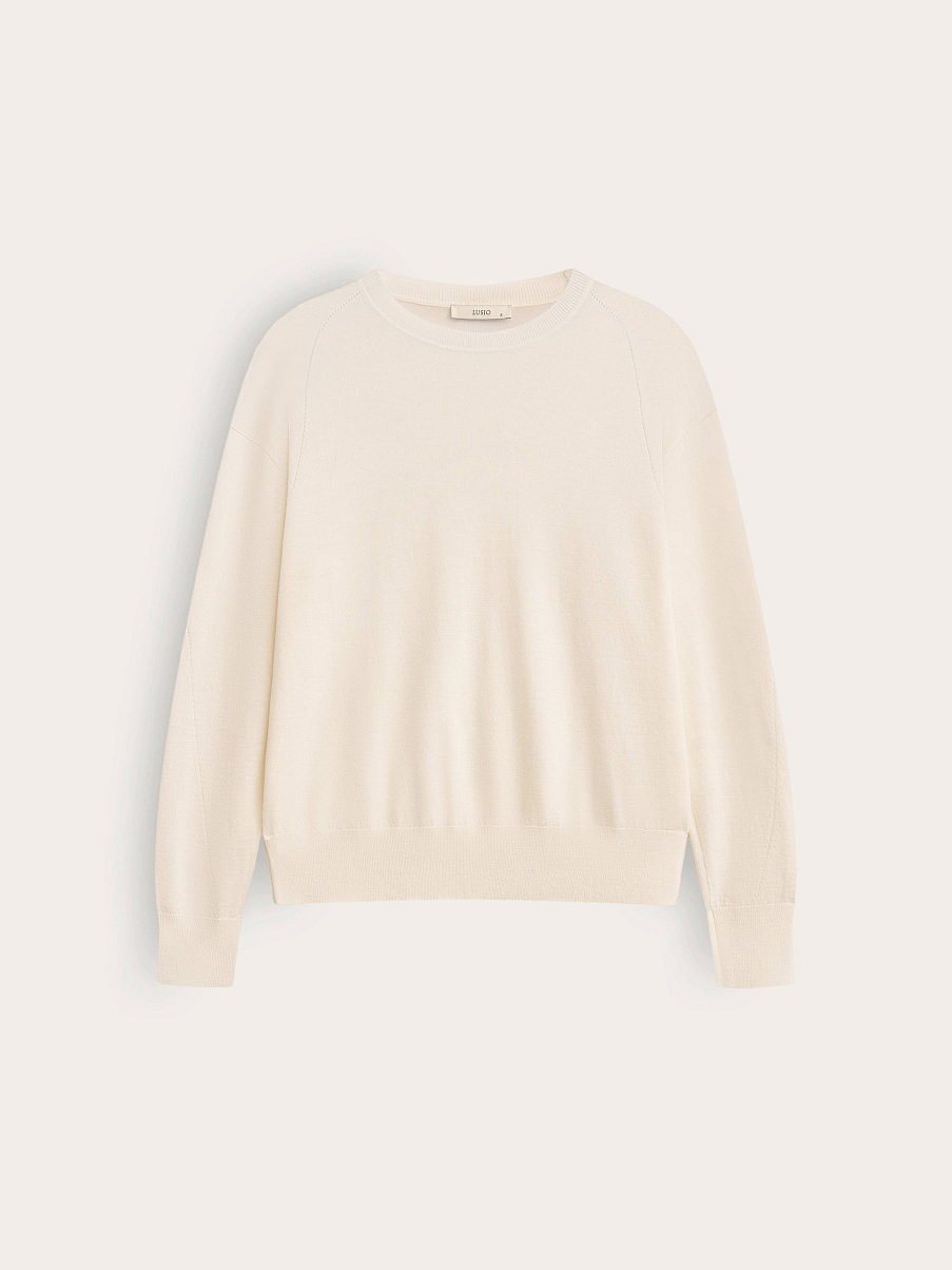 Джемпер из шелка и шерсти мериноса