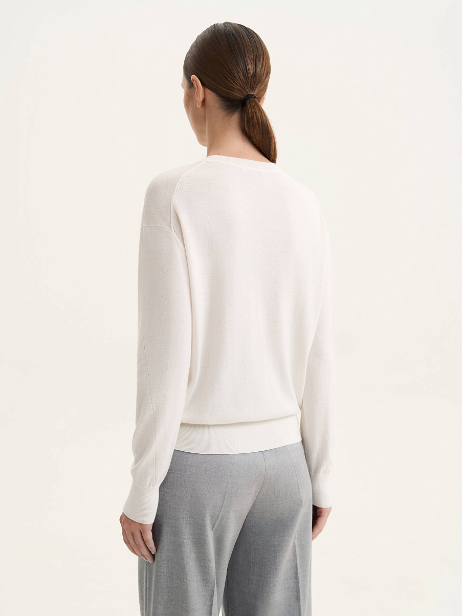 Джемпер из шелка и шерсти мериноса