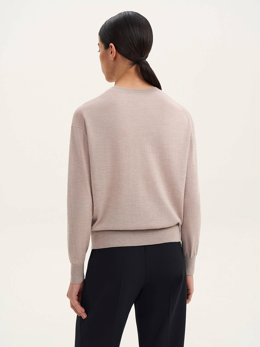 Джемпер из шелка и шерсти мериноса