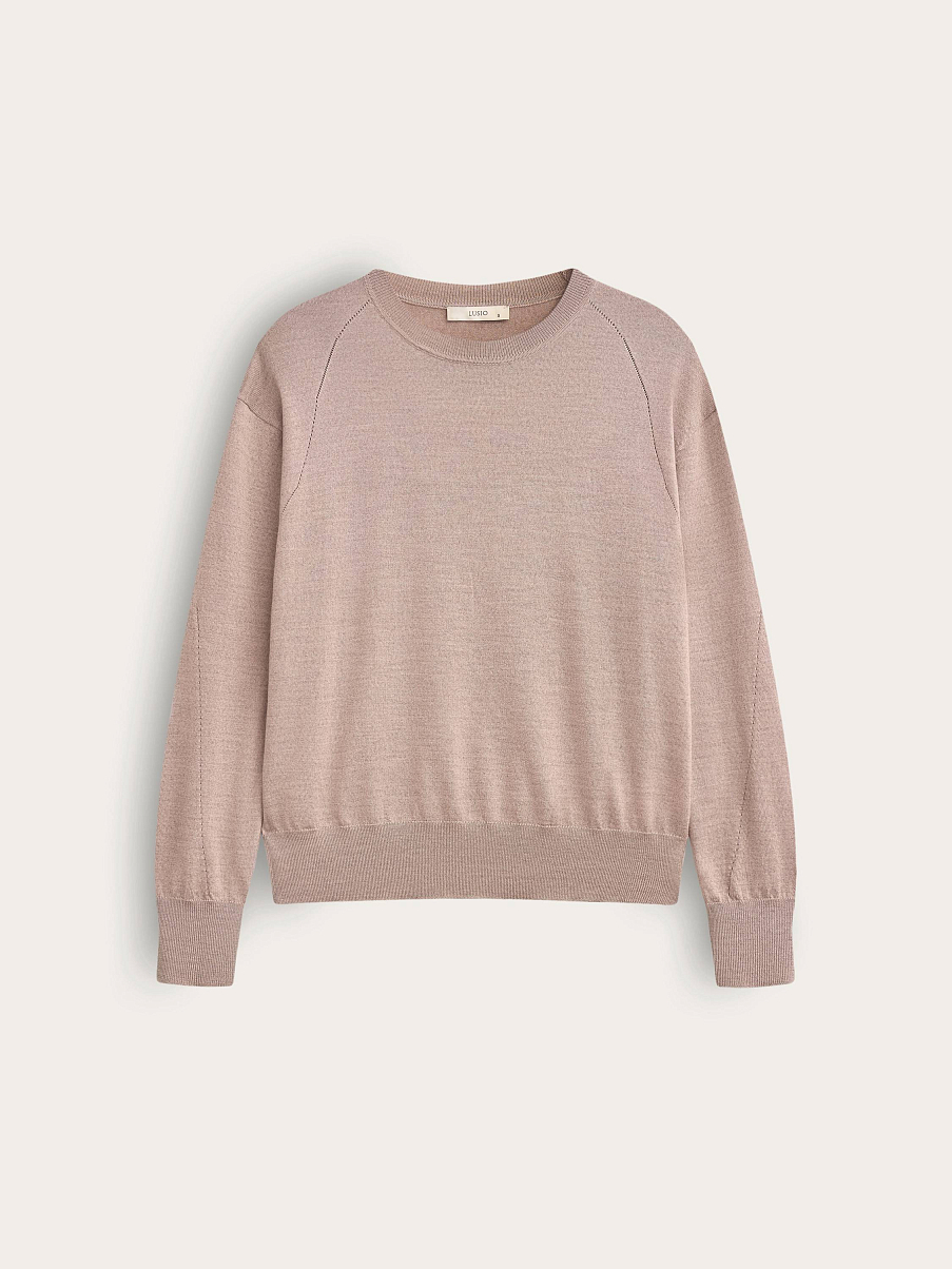 Джемпер из шелка и шерсти мериноса