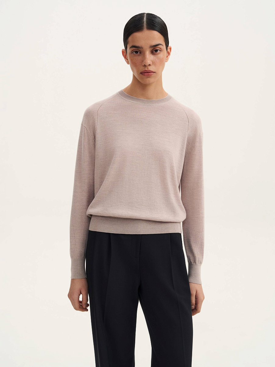 Джемпер из шелка и шерсти мериноса