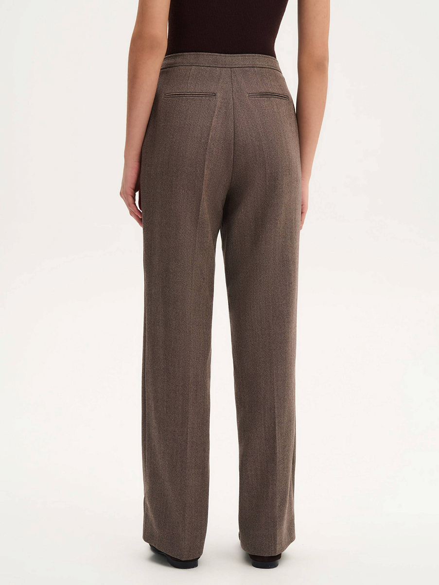 Брюки костюмные с шерстью