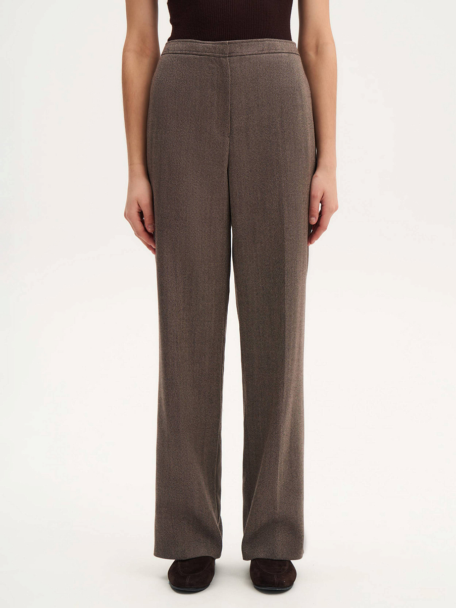 Брюки костюмные с шерстью