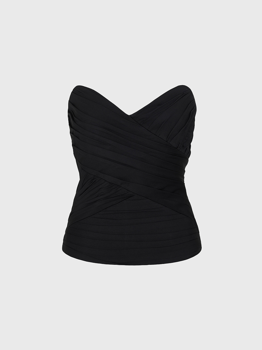 Топ-корсет на молнии