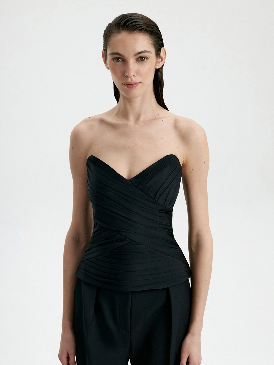 Топ-корсет на молнии