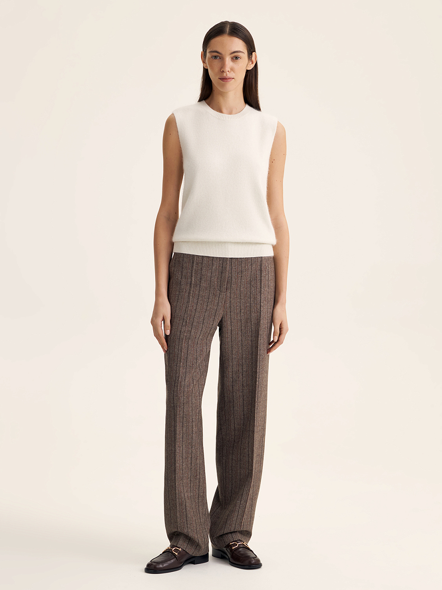 Трикотажный топ с шерстью