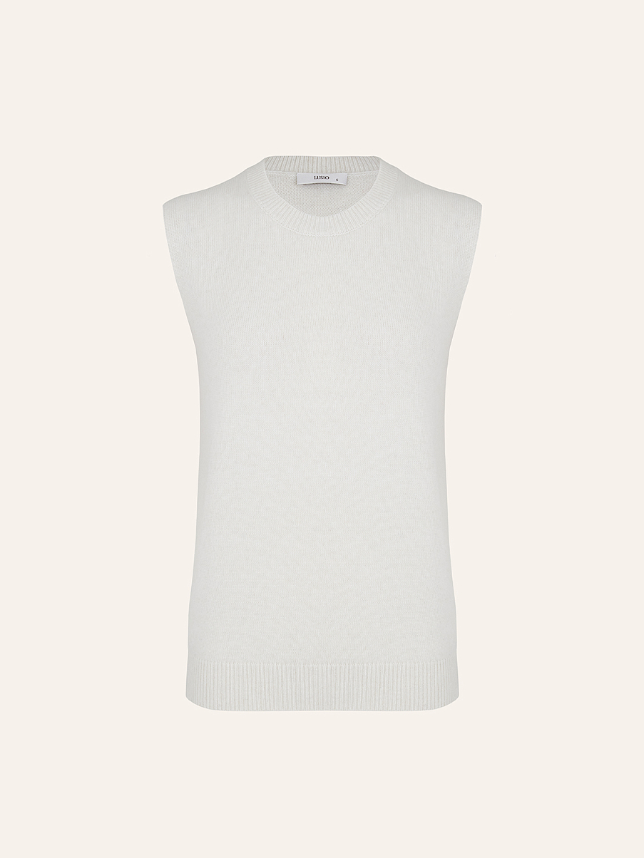 Трикотажный топ с шерстью