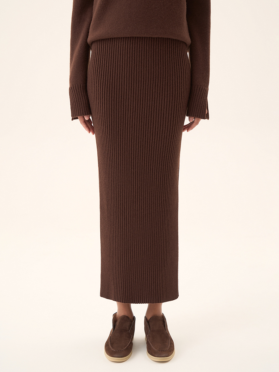 Трикотажная юбка из австралийской шерсти