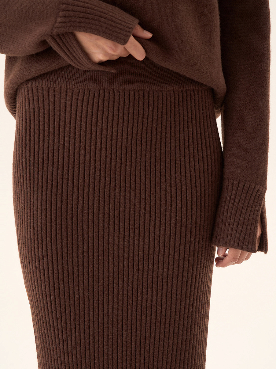 Трикотажная юбка из австралийской шерсти