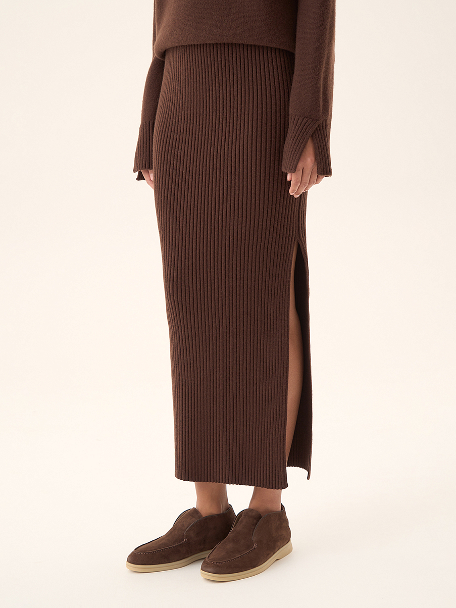 Трикотажная юбка из австралийской шерсти