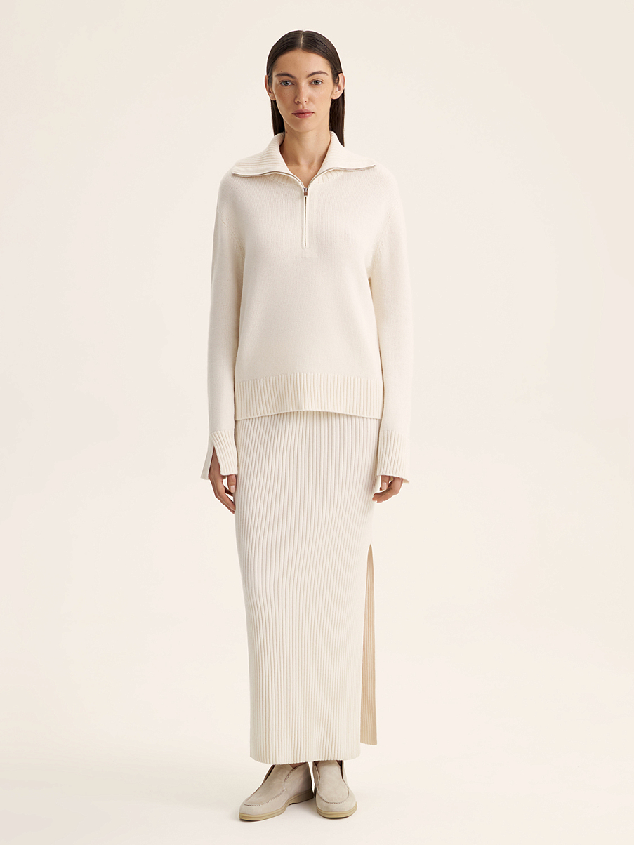 Трикотажная юбка из австралийской шерсти