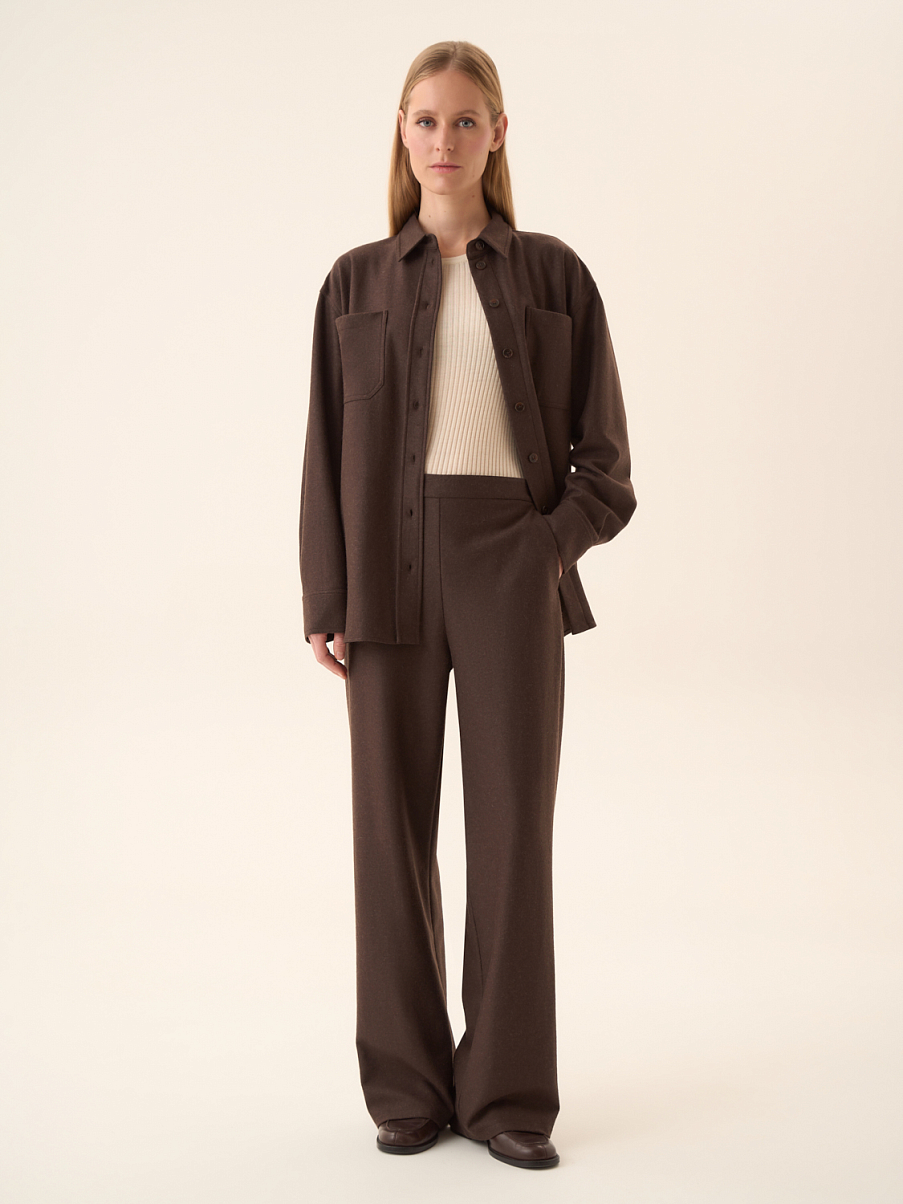 Брюки прямого кроя