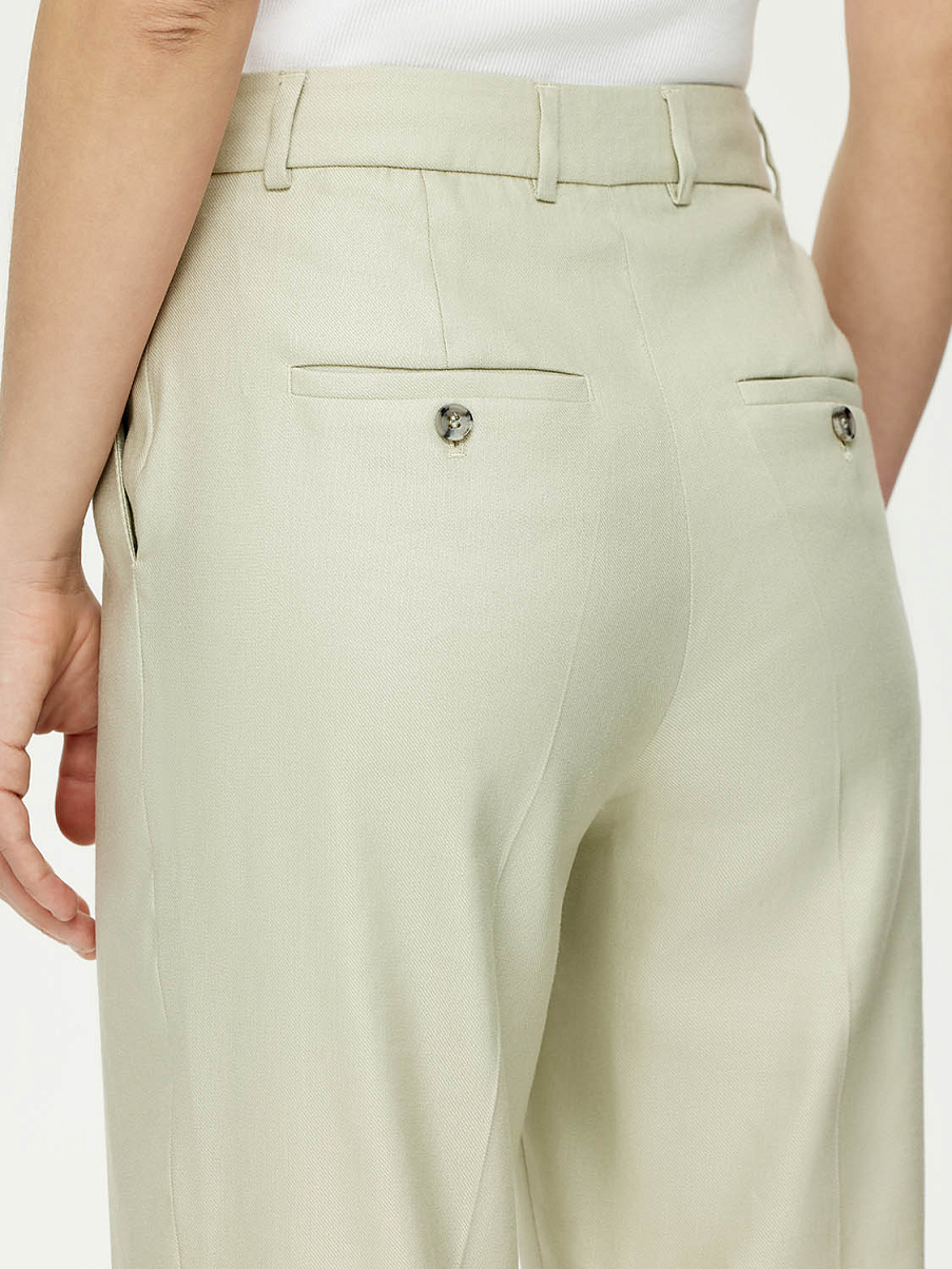 Костюмные льняные брюки