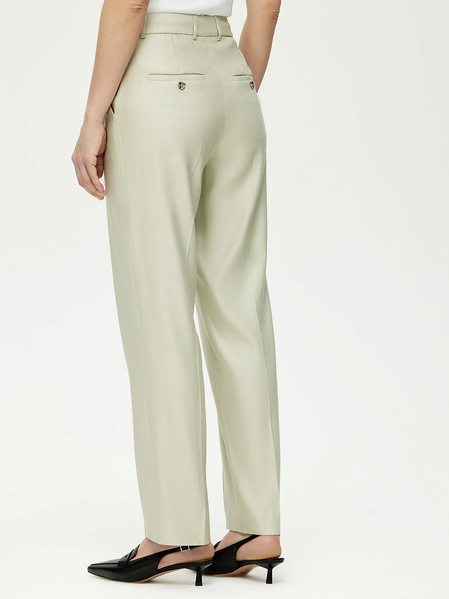 Костюмные льняные брюки