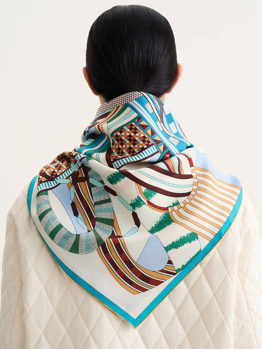 Платок из натурального шелка