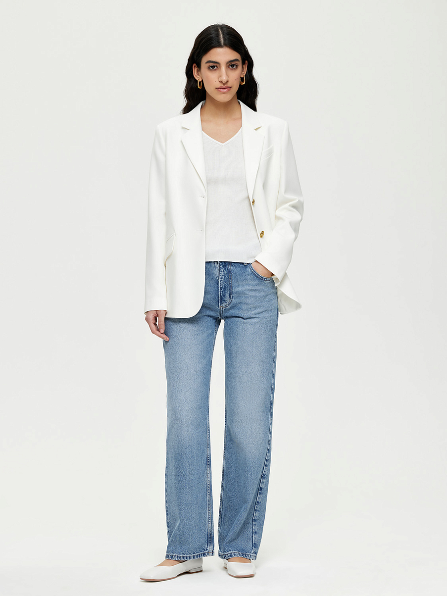 Джинсы прямого кроя