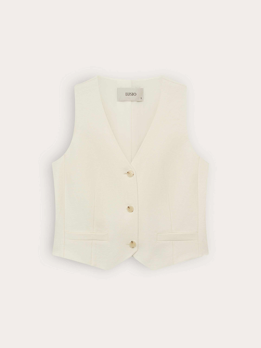 Жилетка льняная