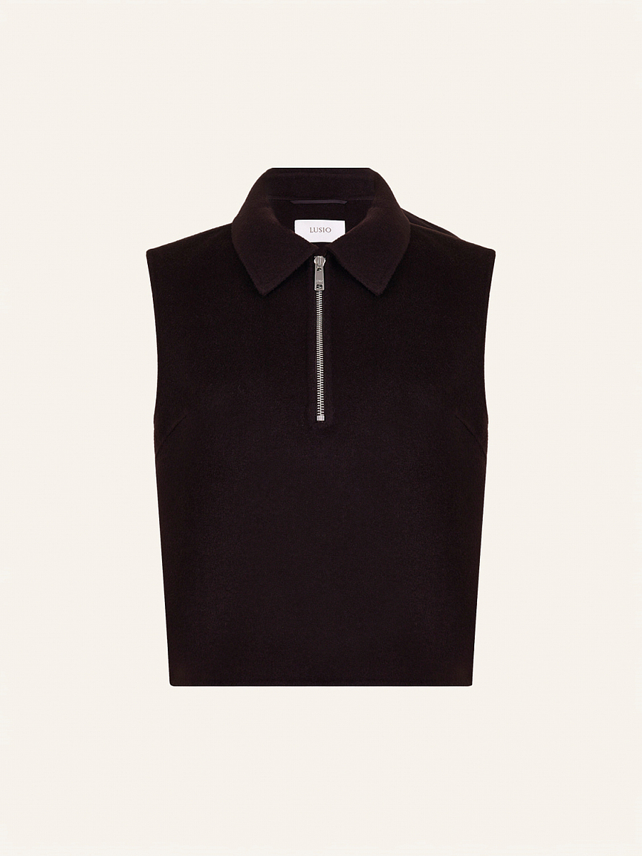 Жилетка из шерсти австралийского мериноса