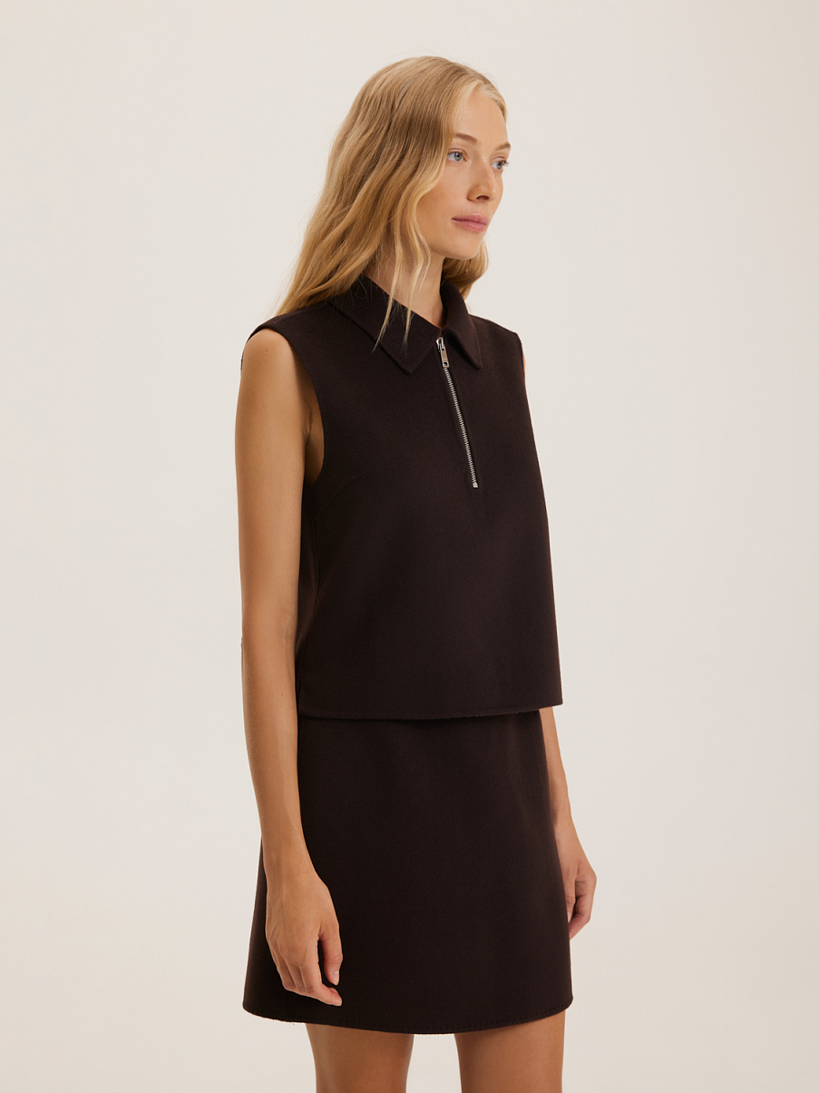 Жилетка из шерсти австралийского мериноса