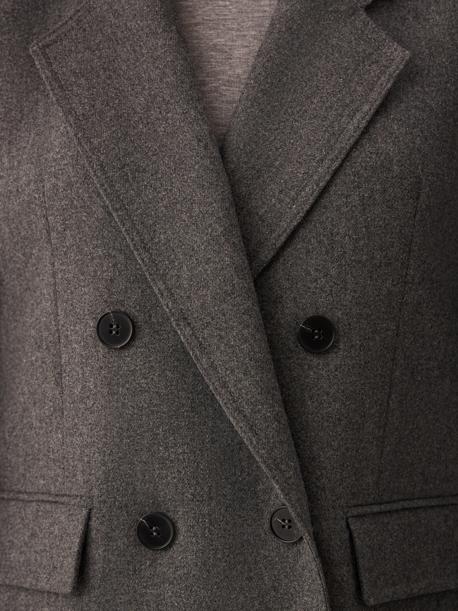 Двубортный жакет из шерсти