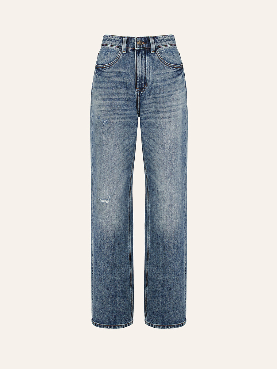 Джинсы прямого кроя