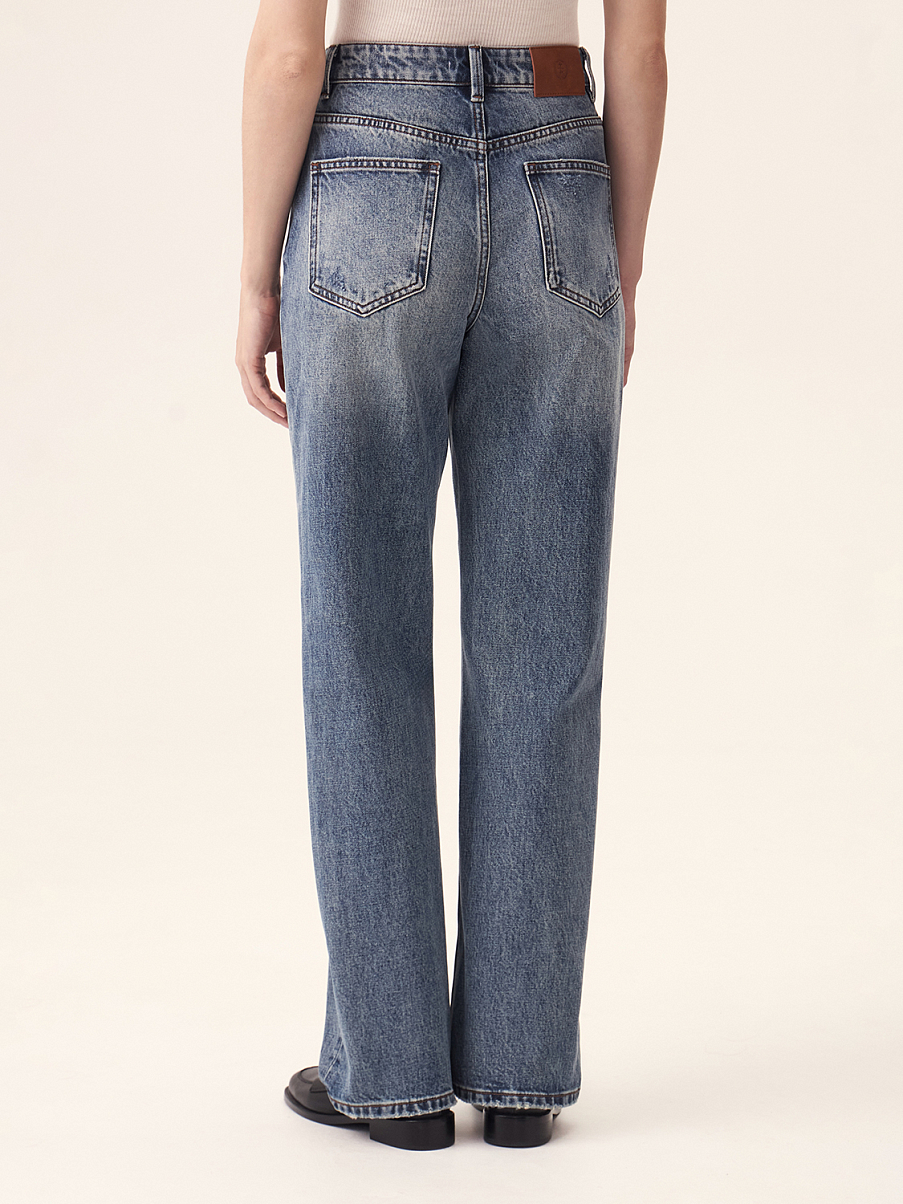 Джинсы прямого кроя