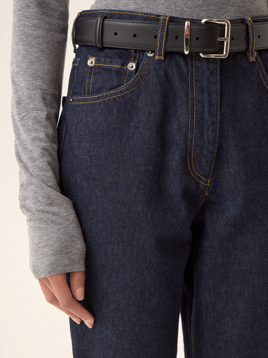 Джинсы прямого кроя