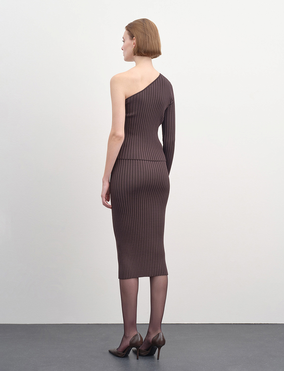 Облегающая юбка миди