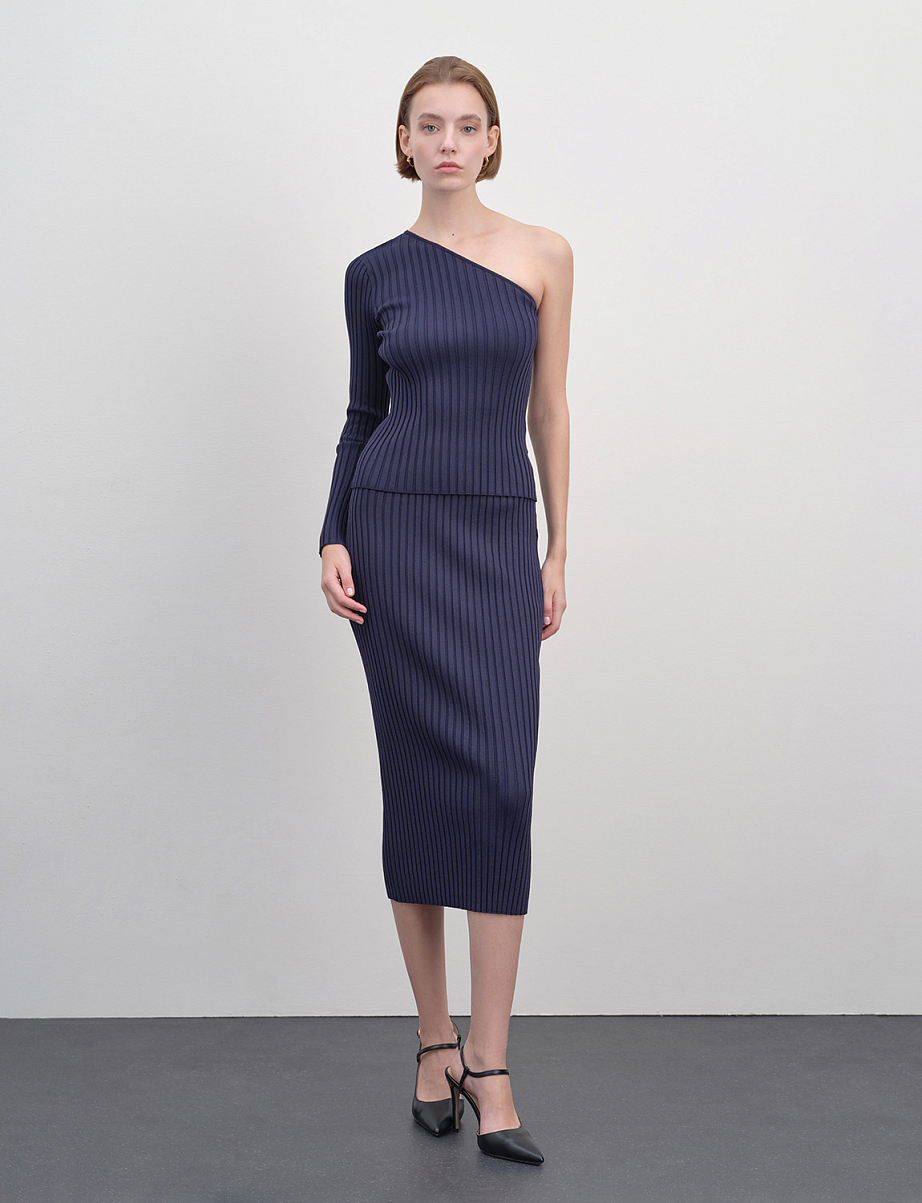 Облегающая юбка миди