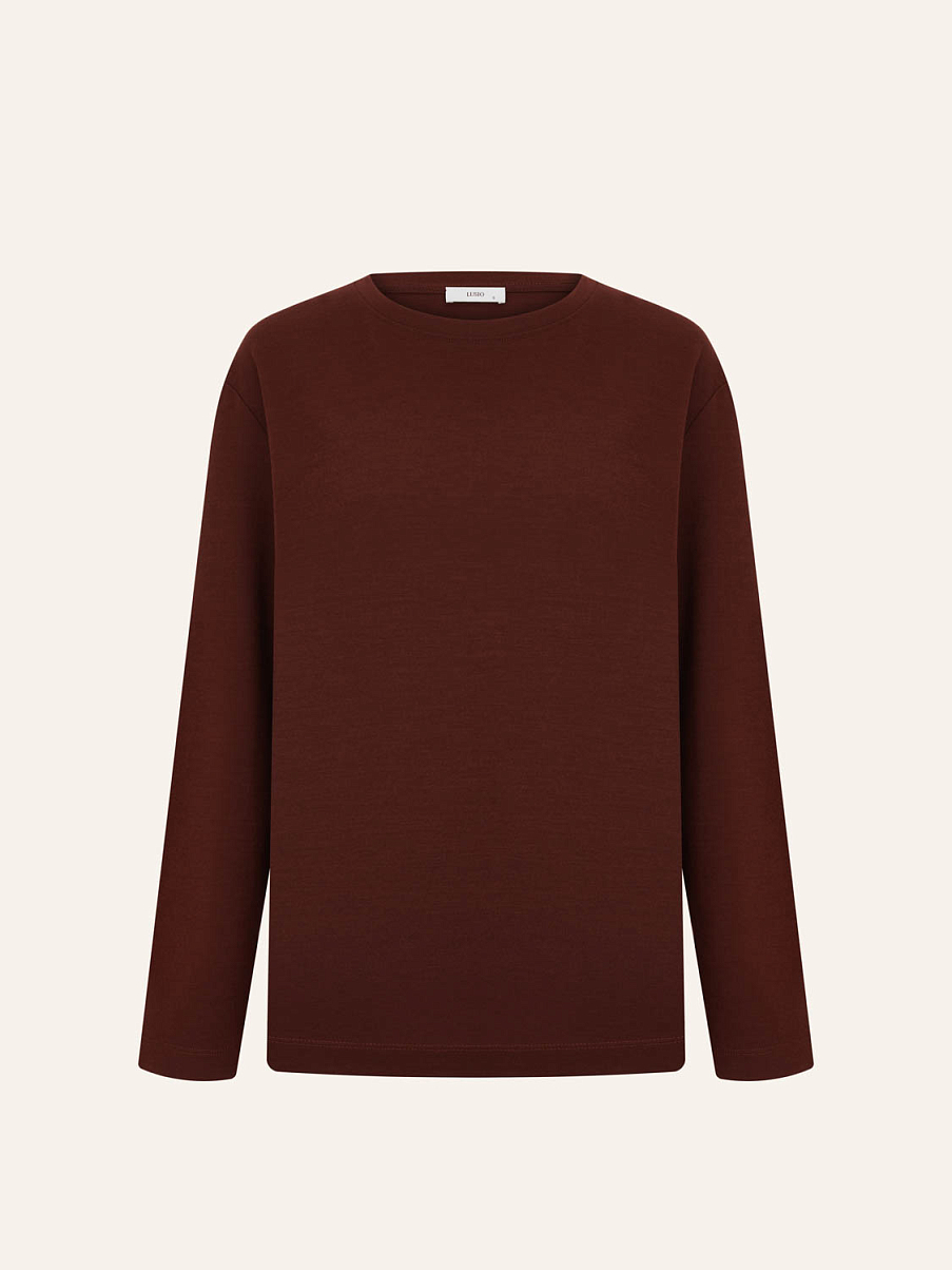 Лонгслив из шерсти