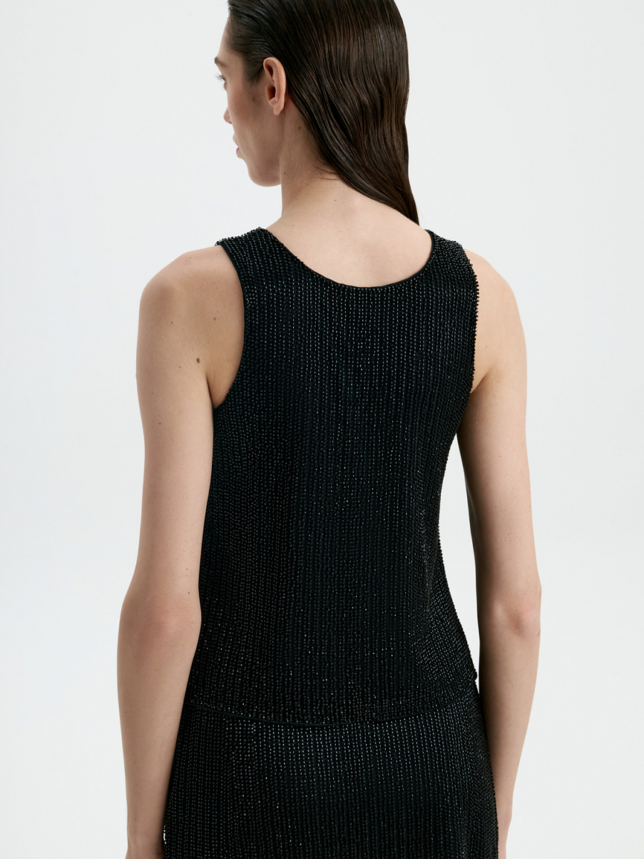 Топ расшитый бисером