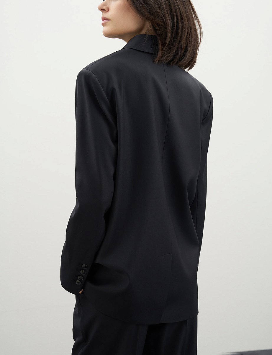 Двубортный жакет из шерсти