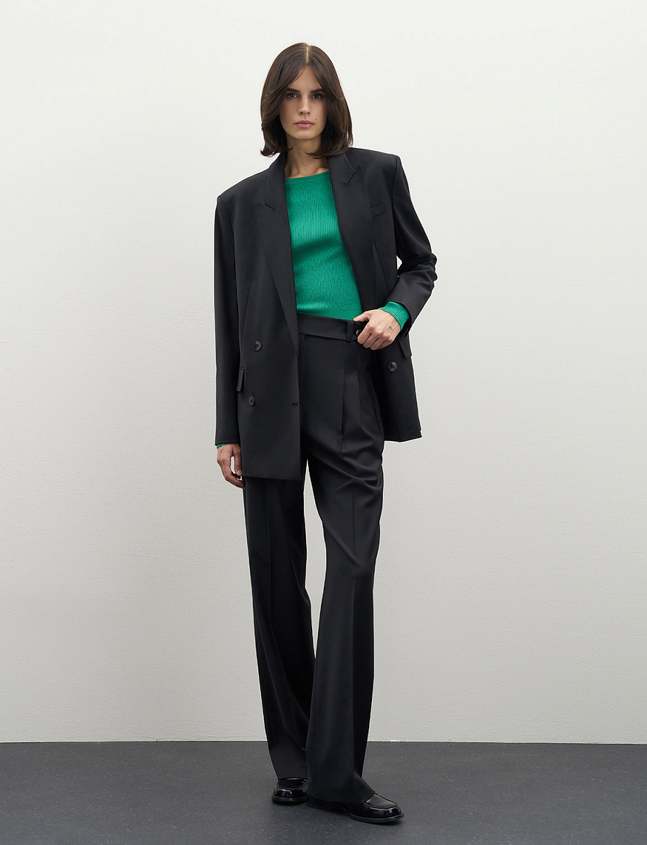 Двубортный жакет из шерсти